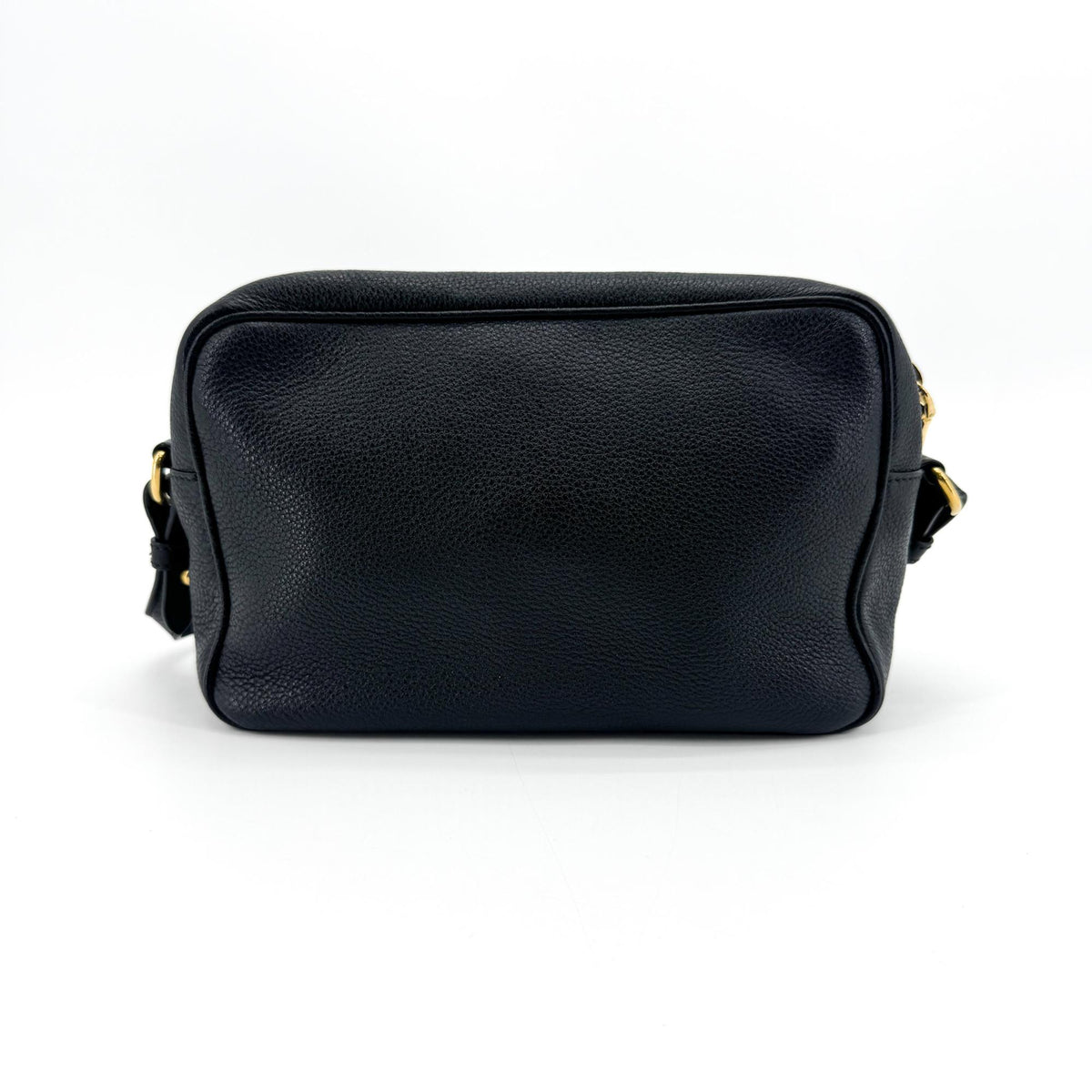 Prada Black Vitello Phenix Camera Bag