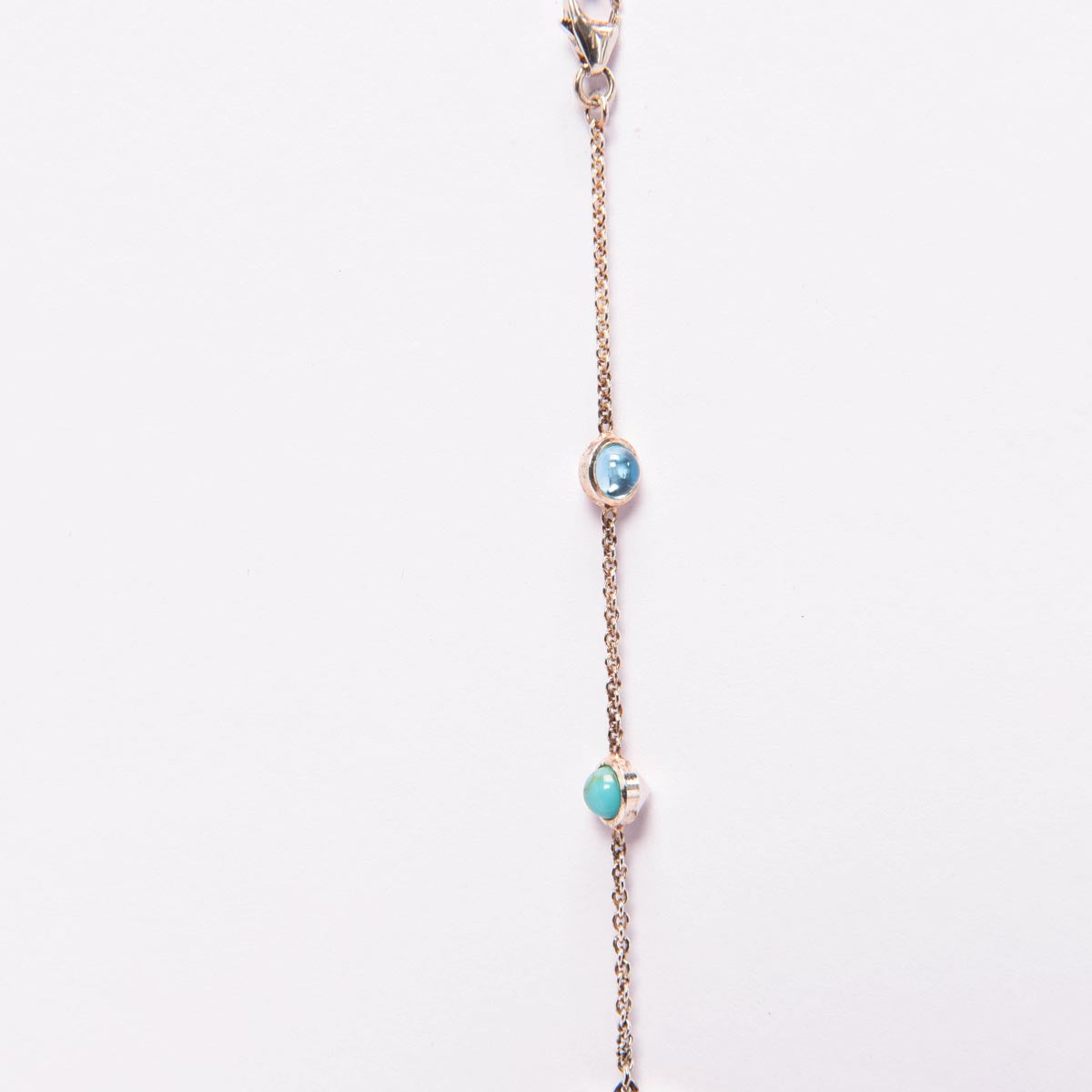 Gucci Sterling Silver, MOP & Topaz GG Marmont Bracelet