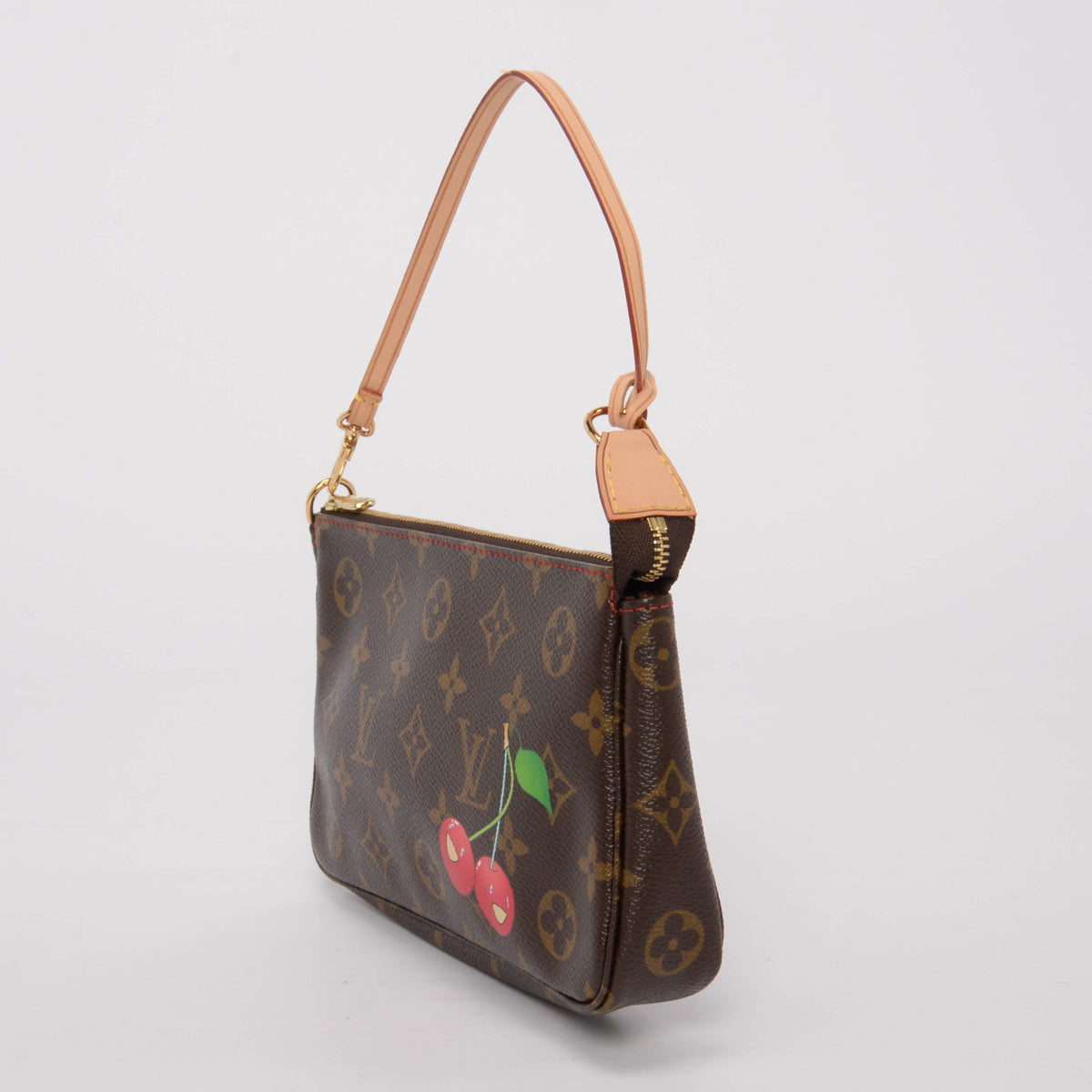 Louis Vuitton x Takashi Murakami Monogram Cerises Pochette Accessoires