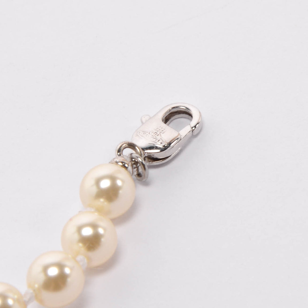 Vivienne Westwood Platinum Pearl Lucrece Necklace