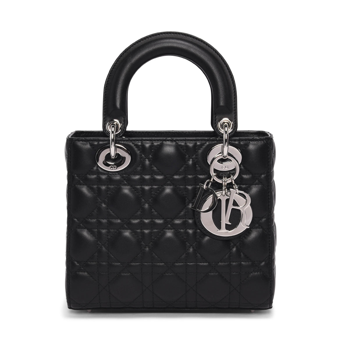 Dior Black Cannage Lambskin Small MyABC Lady Dior Bag