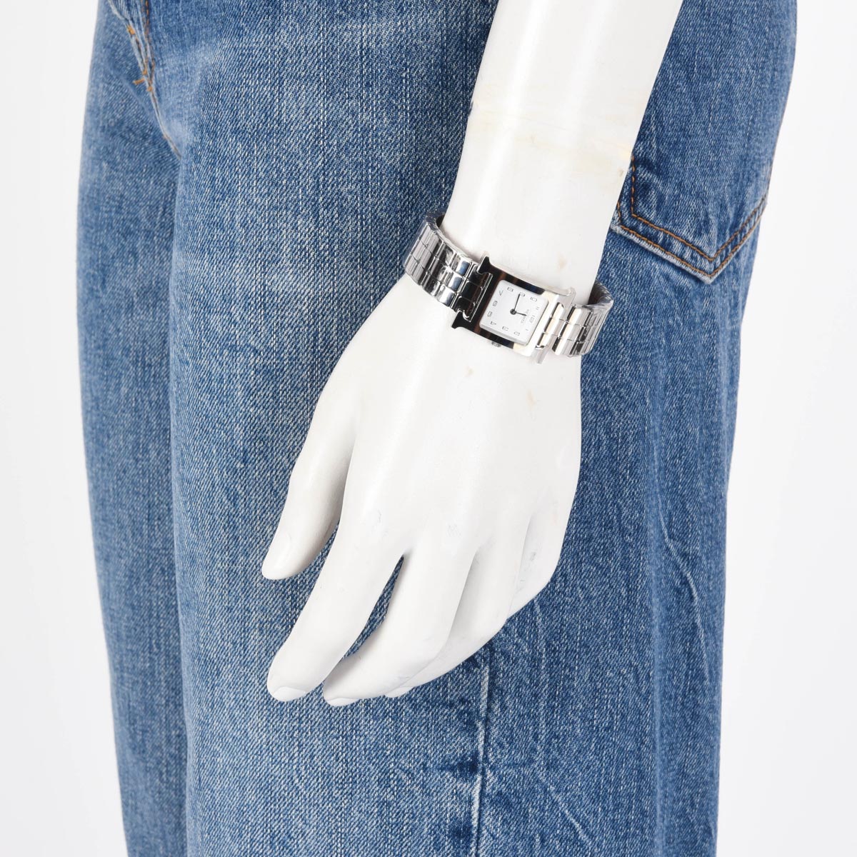 Hermes Stainless Steel Heure H Medium Model Watch