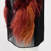 Gucci Black Sequin & Feathers Pencil Skirt IT 40 - Blue Spinach