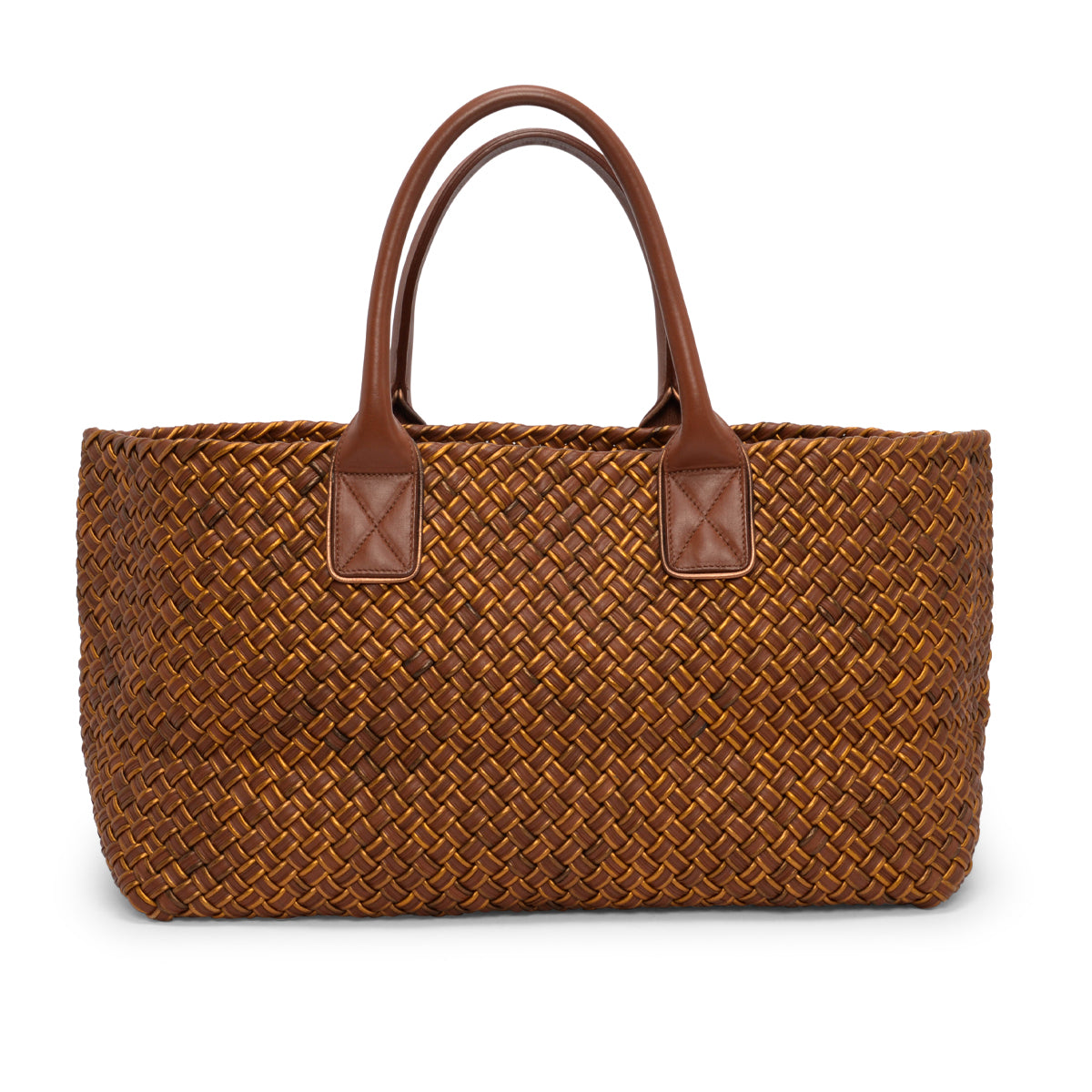 Bottega Veneta Bronze Intrecciato Medium Cabat Tote