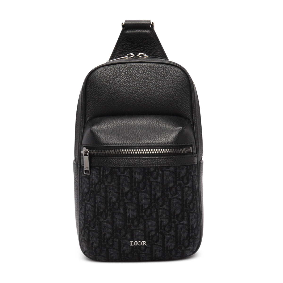 Dior Black Oblique Jacquard Rider 2.0 Sling Bag