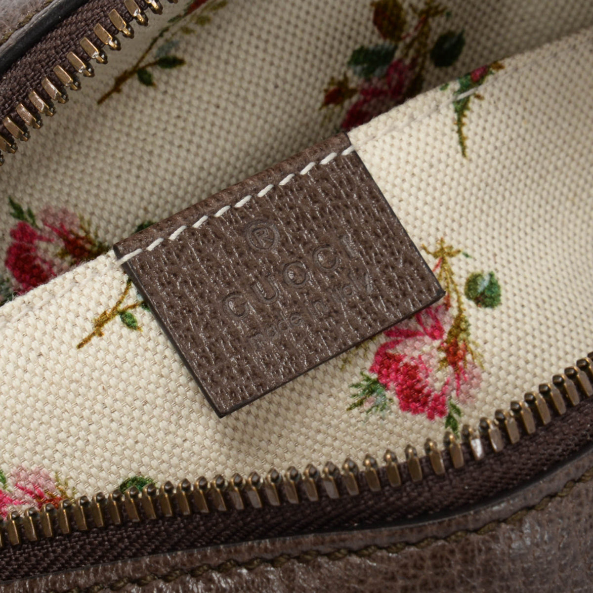 Gucci Brown GG Supreme Neo Vintage Camera Bag