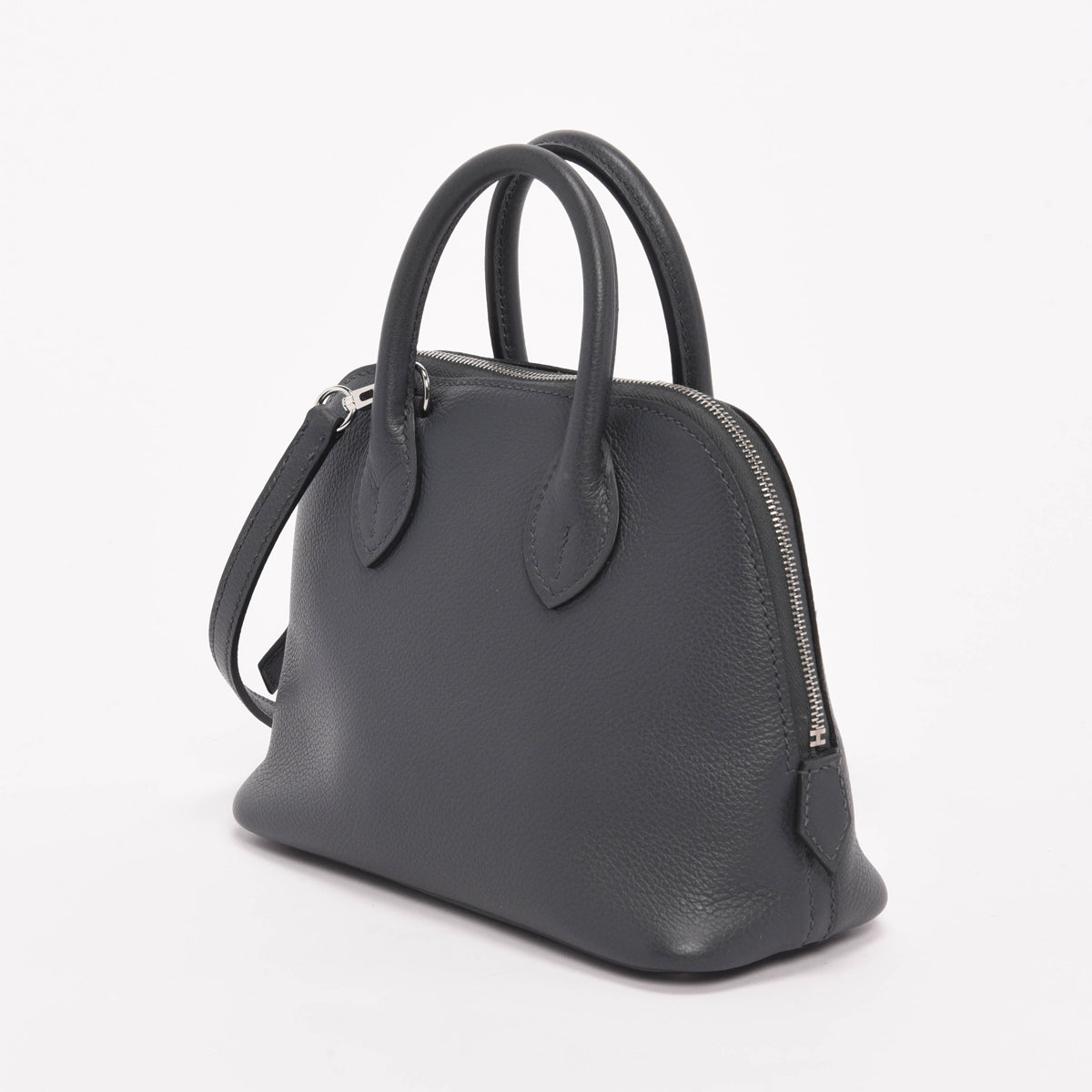 Hermes Gris Misty Evercolor Bolide 1923 Mini Bag