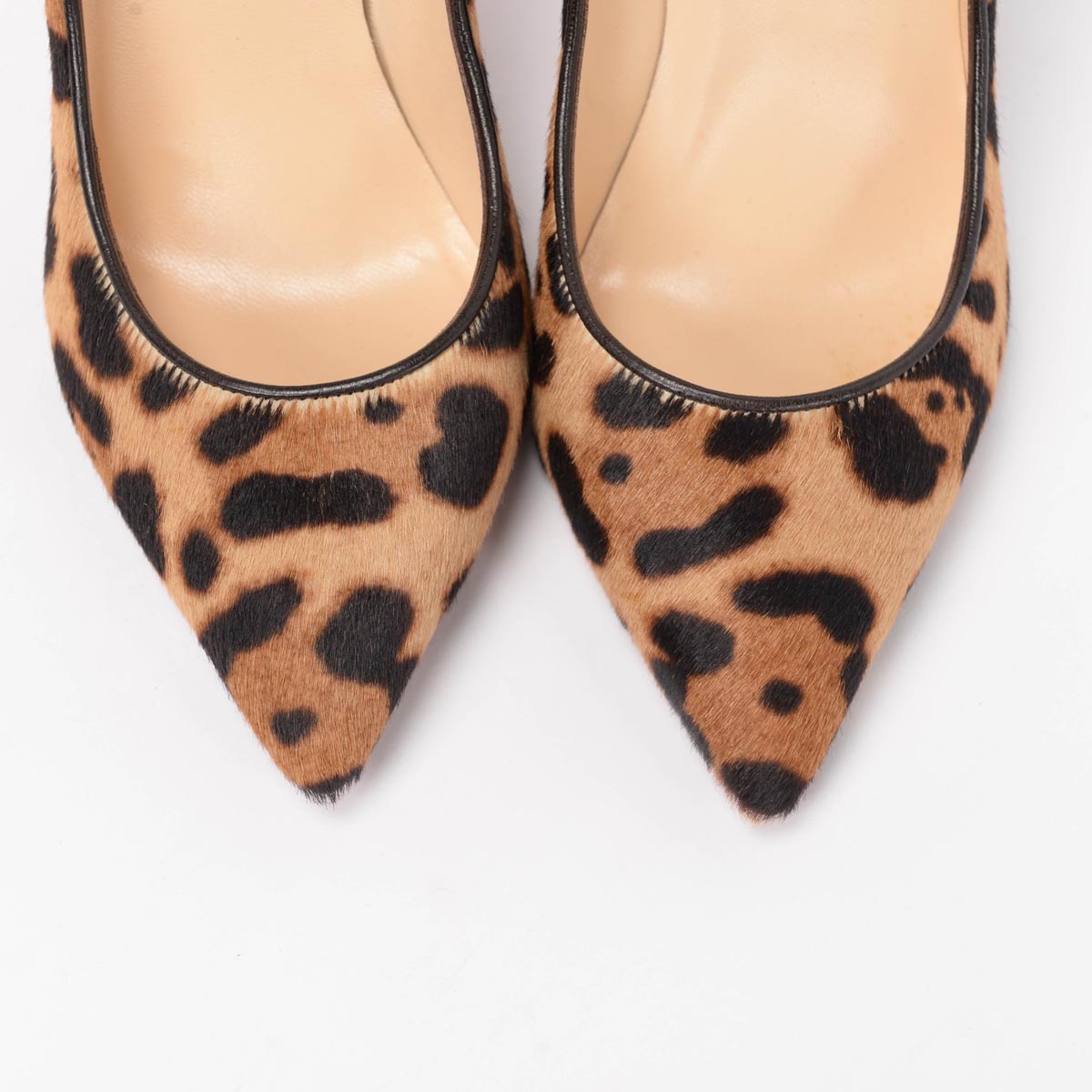 Christian Louboutin Leopard Calf Hair Dorepi Pumps 35