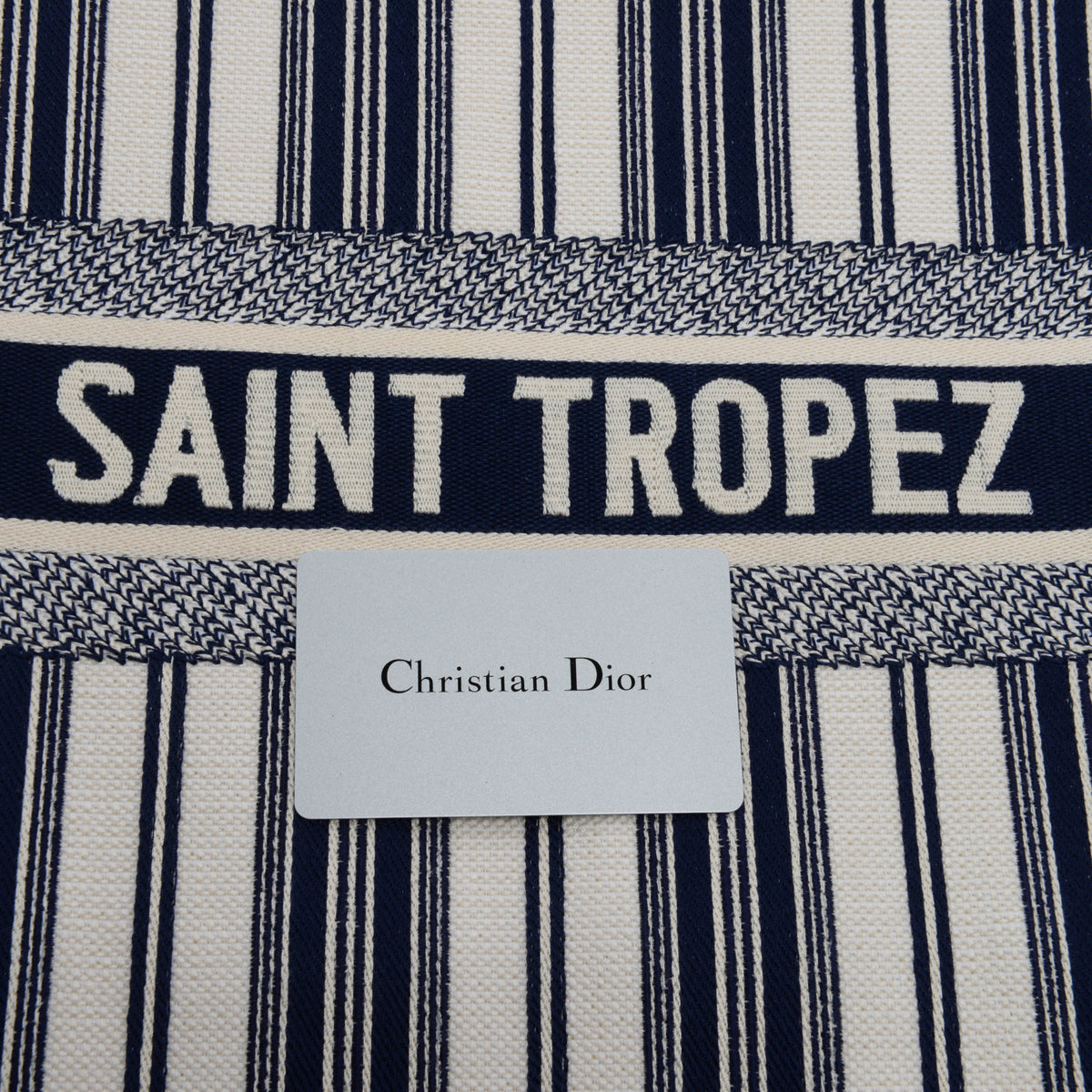 Dior Navy Dioriviera Saint Tropez Large Book Tote