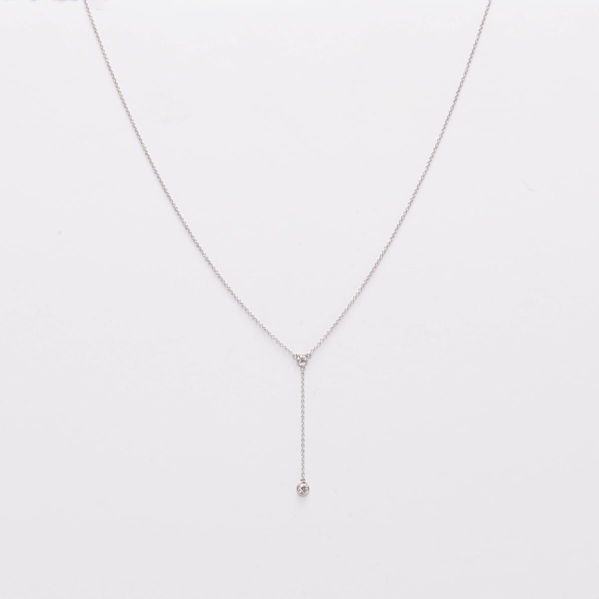 Tiffany & Co Platinum Diamonds By The Yard Necklace