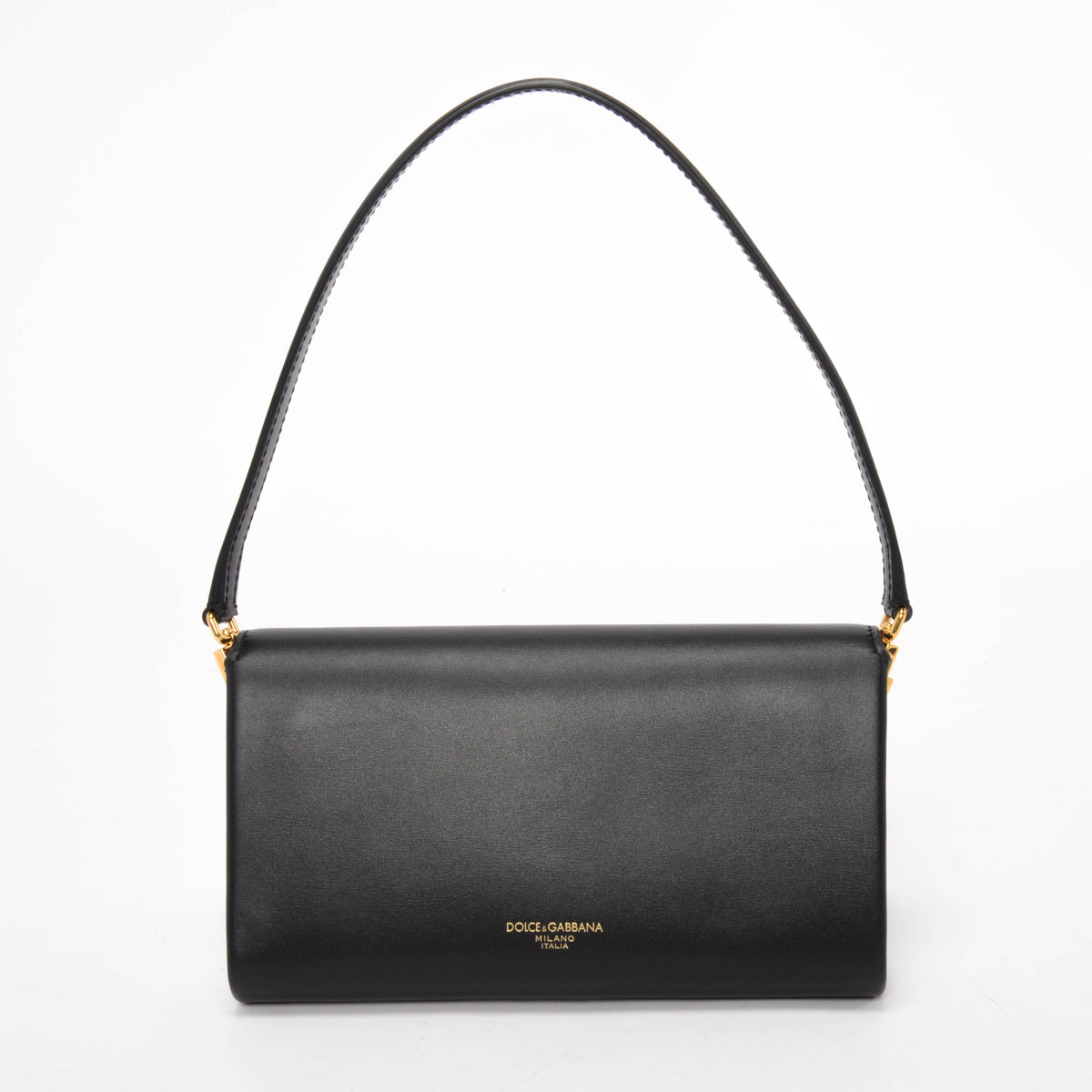 Dolce & Gabbana Black Leather Marlene Shoulder Bag
