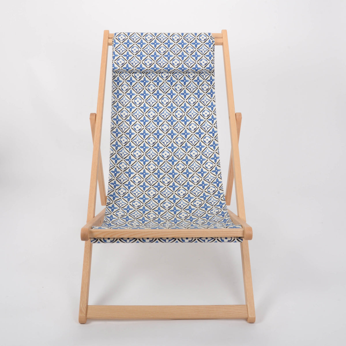 Louis Vuitton Blue Monogram Acrylic Fabric Grace Deckchair
