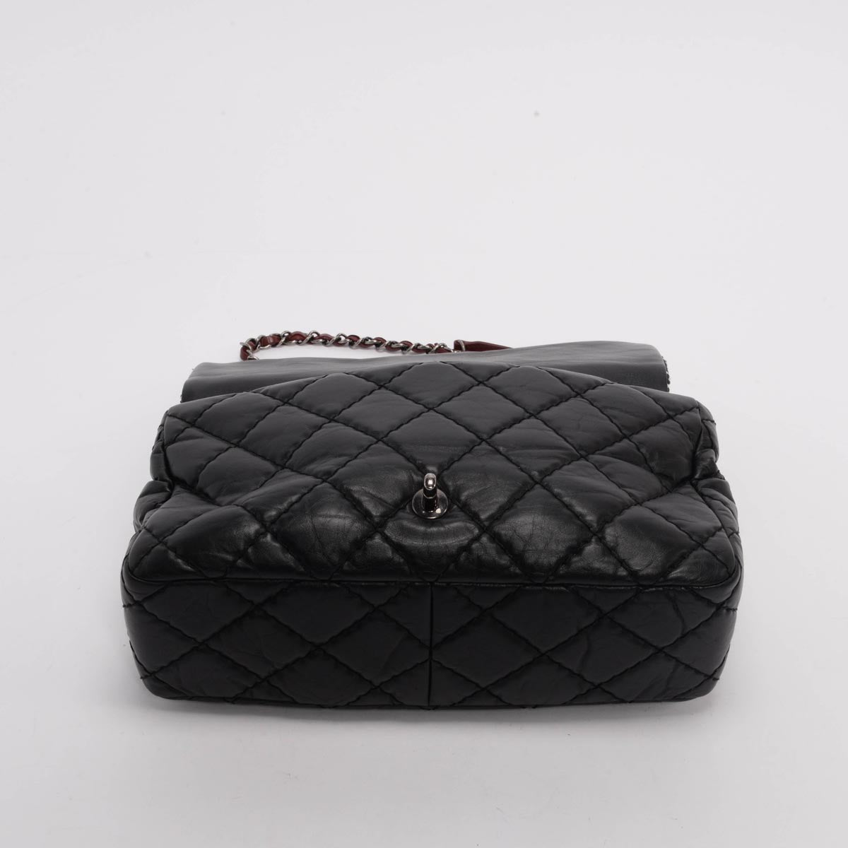 Chanel Calfskin & Tweed Airlines Top Handle Bag