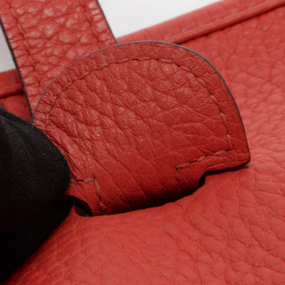 Hermes Rouge Pivoine Taurillon Clemence Evelyne III 29
