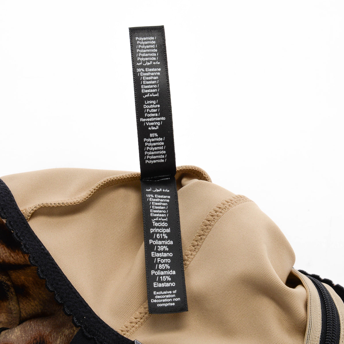 Dolce & Gabbana x Skims Leopard Jersey Playsuit M