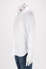 Gucci White Cotton Embroidered Duke Slim-Fit Shirt 41 - Blue Spinach