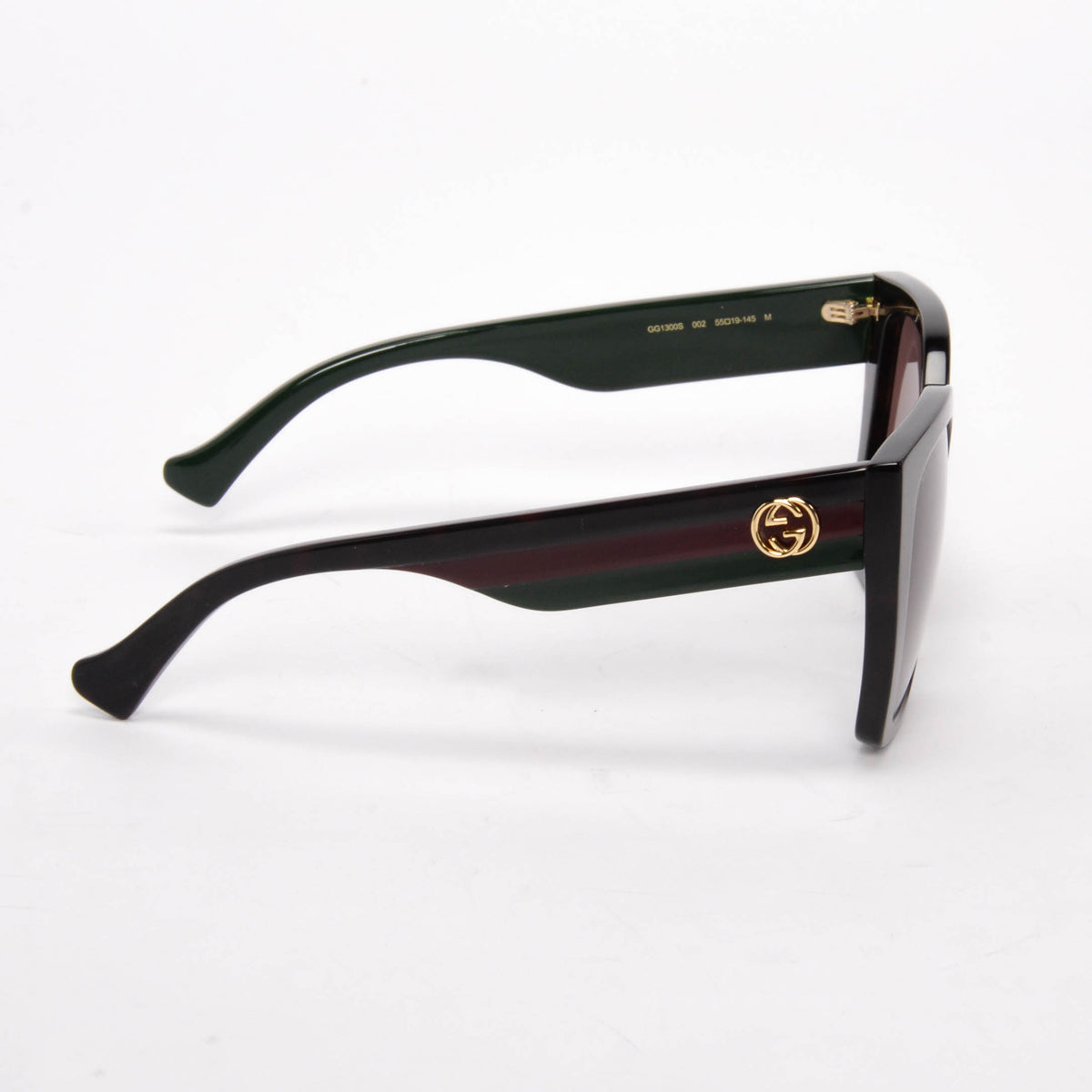Gucci Tortoise GG Web Butterfly Sunglasses