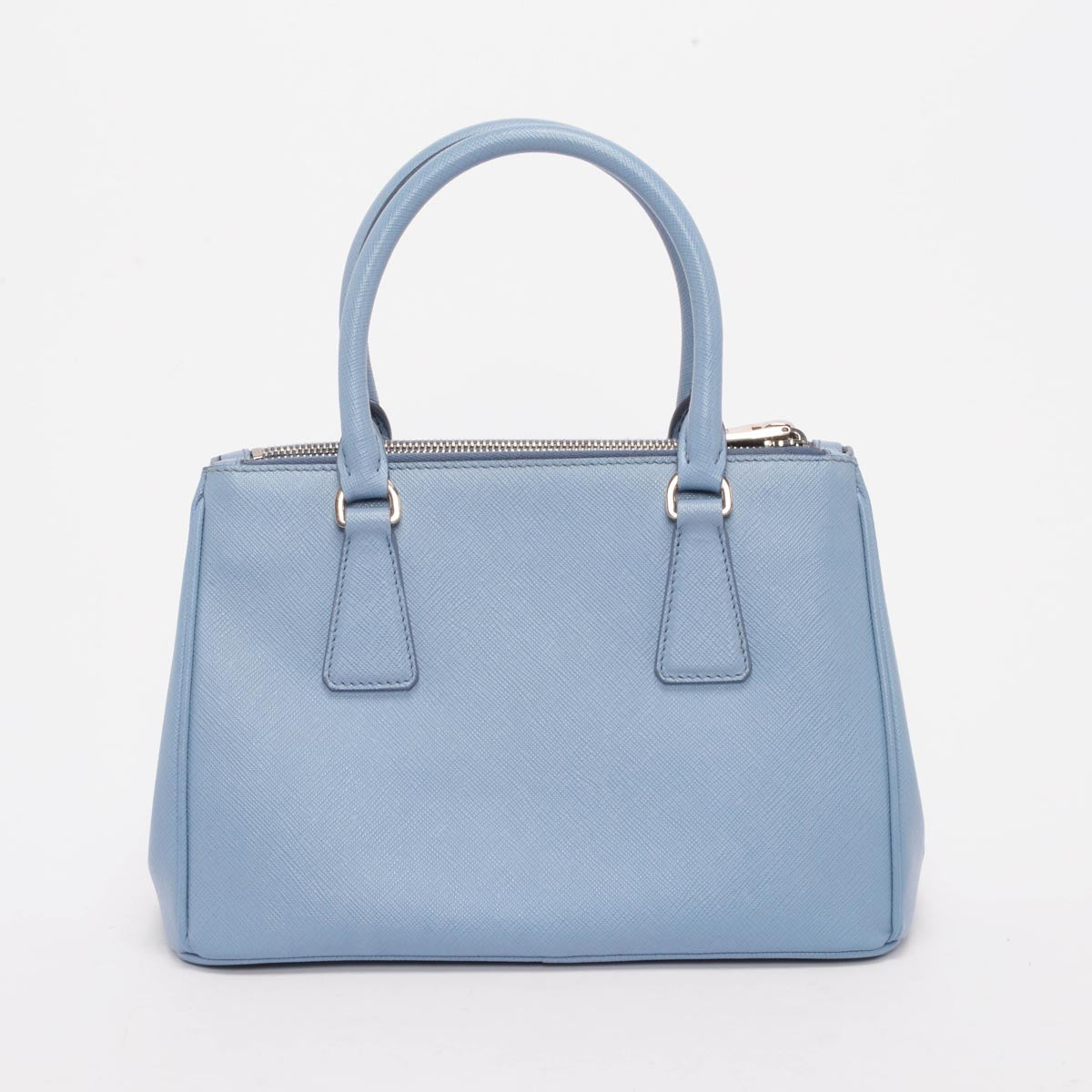 Prada Astrale Blue Saffiano Lux Small Galleria Bag