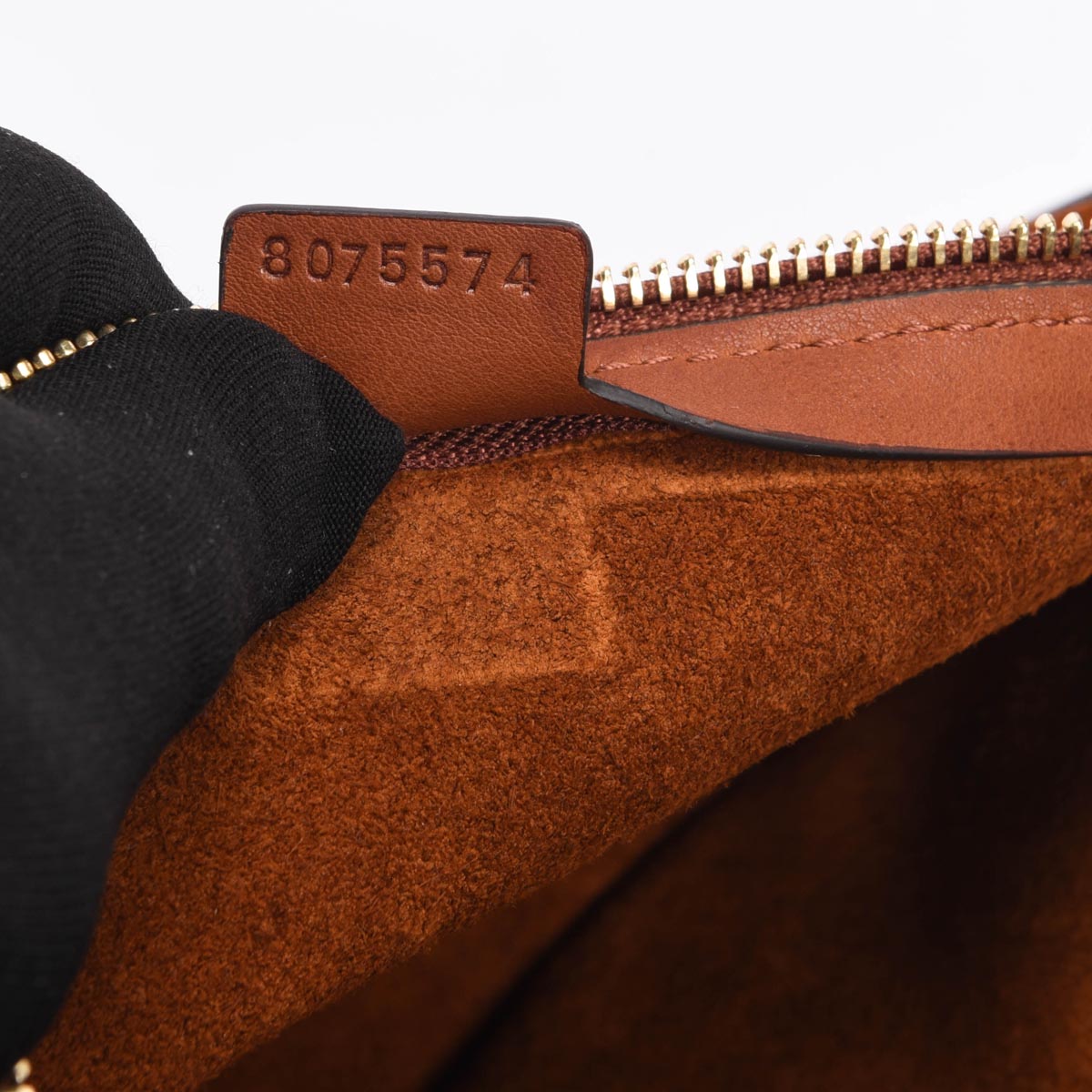 Burberry Tobacco Suede Shield Sling Bag