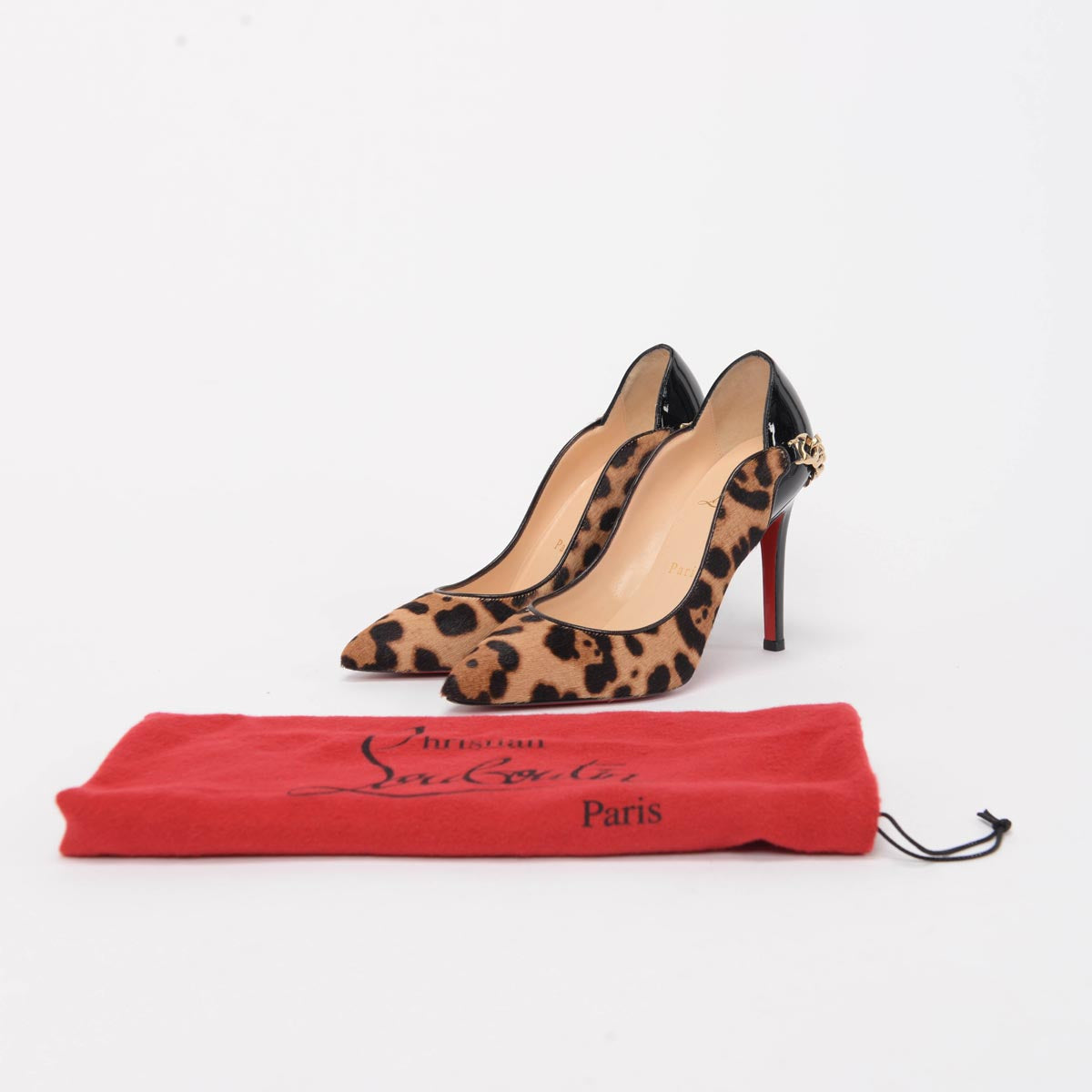 Christian Louboutin Leopard Calf Hair Dorepi Pumps 35