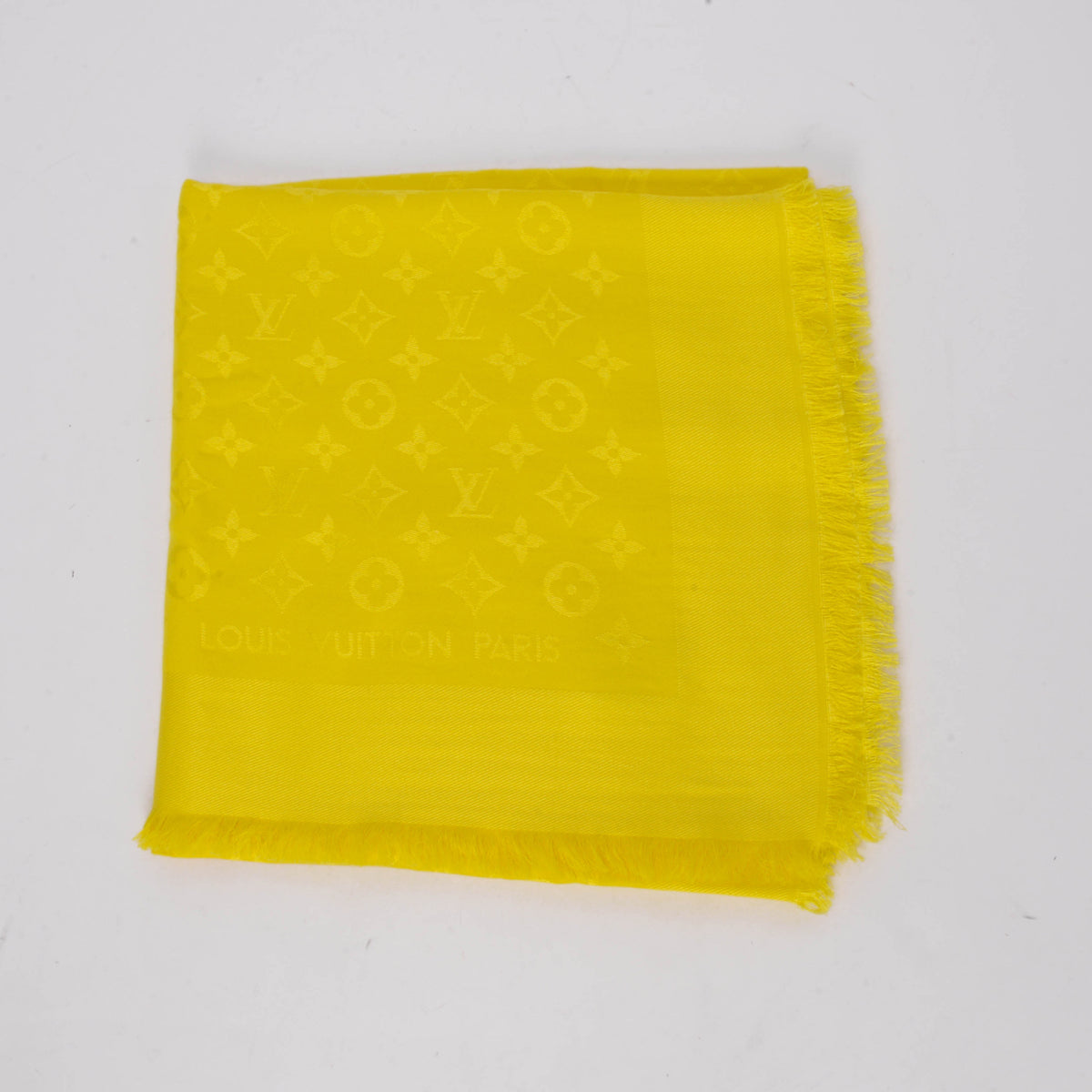 Louis Vuitton Yellow Monogram Classic Shawl