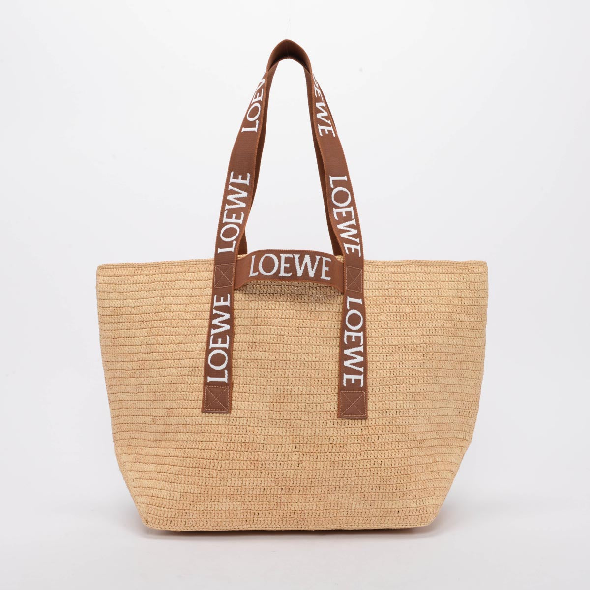 Loewe Raffia Large Fold Tote