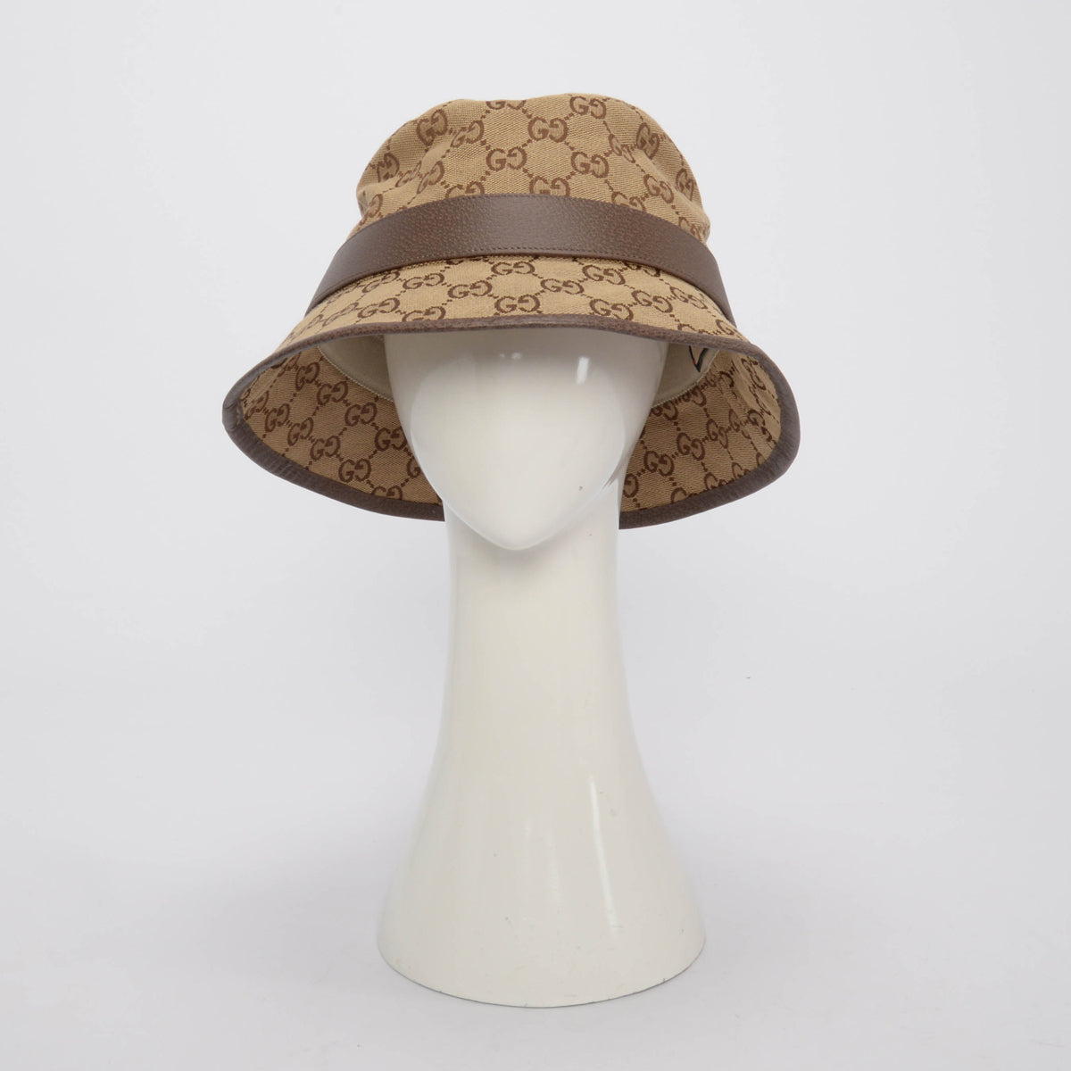 Gucci Beige GG Canvas Bucket Hat