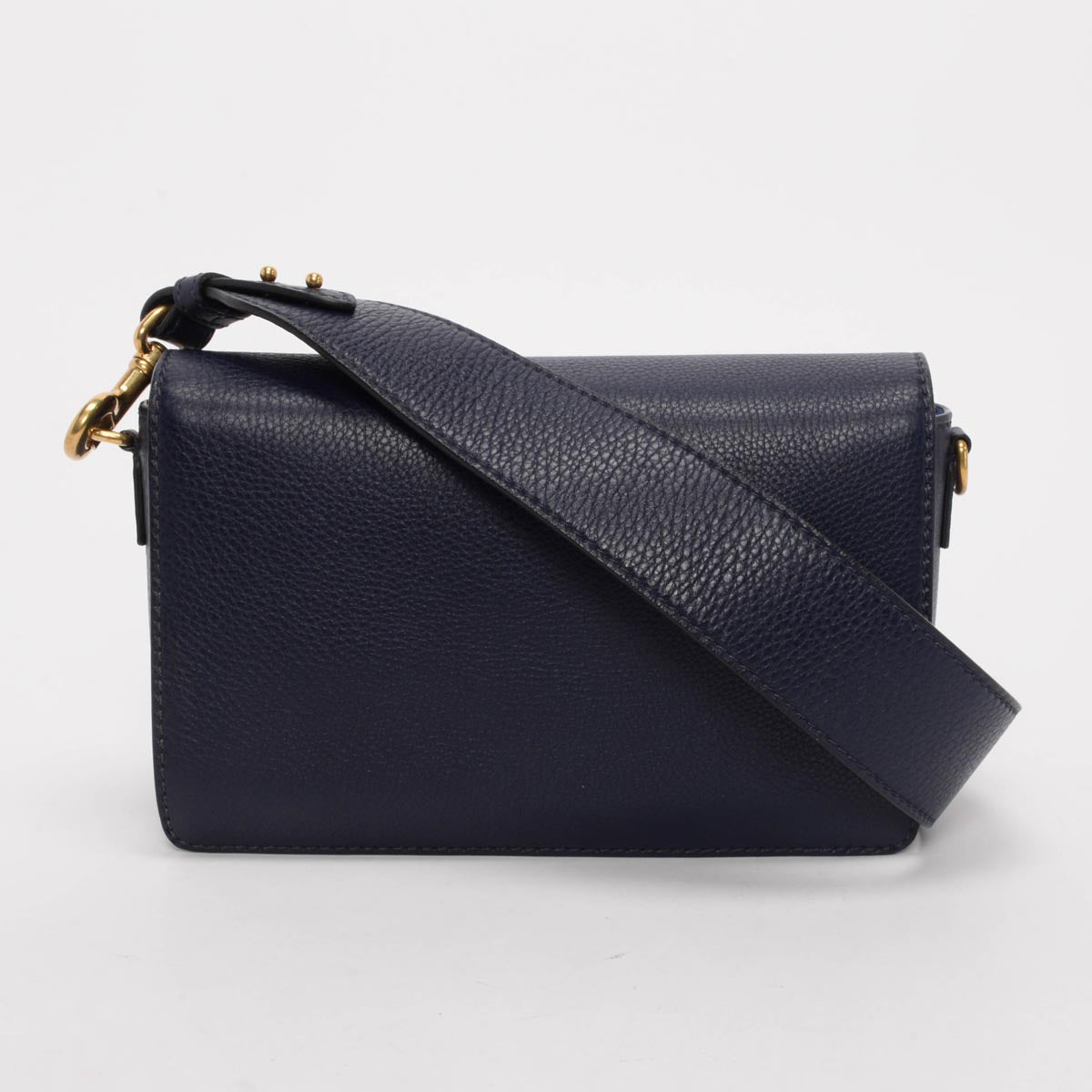 Dior Navy Grained Calfskin Dior(r)evolution Flap Bag