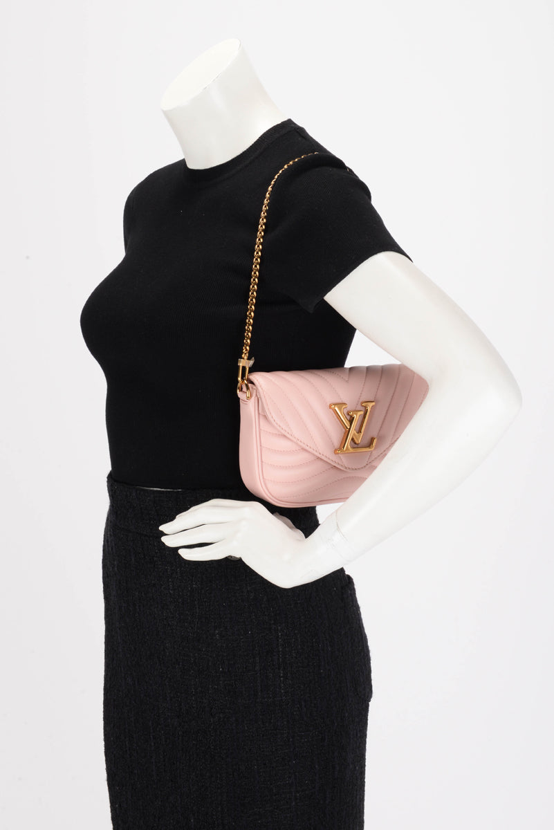 Louis Vuitton Rose Ballerine New Wave Multi Pochette Bag