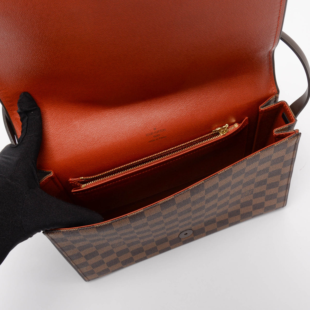 Louis Vuitton Damier Ebene Tribeca Carre Bag
