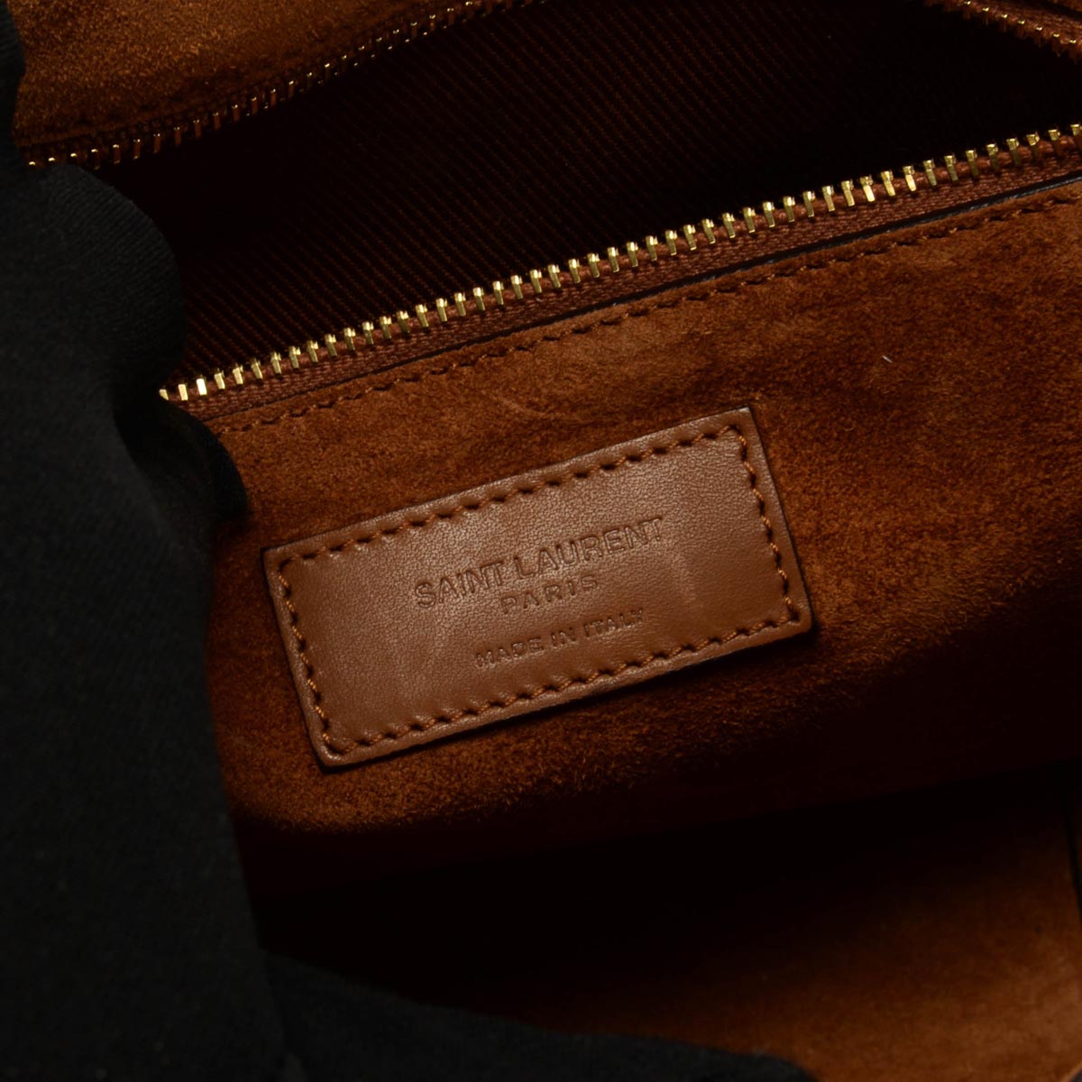 Saint Laurent Brick Vegetable Tanned Calfskin Niki Satchel Bag