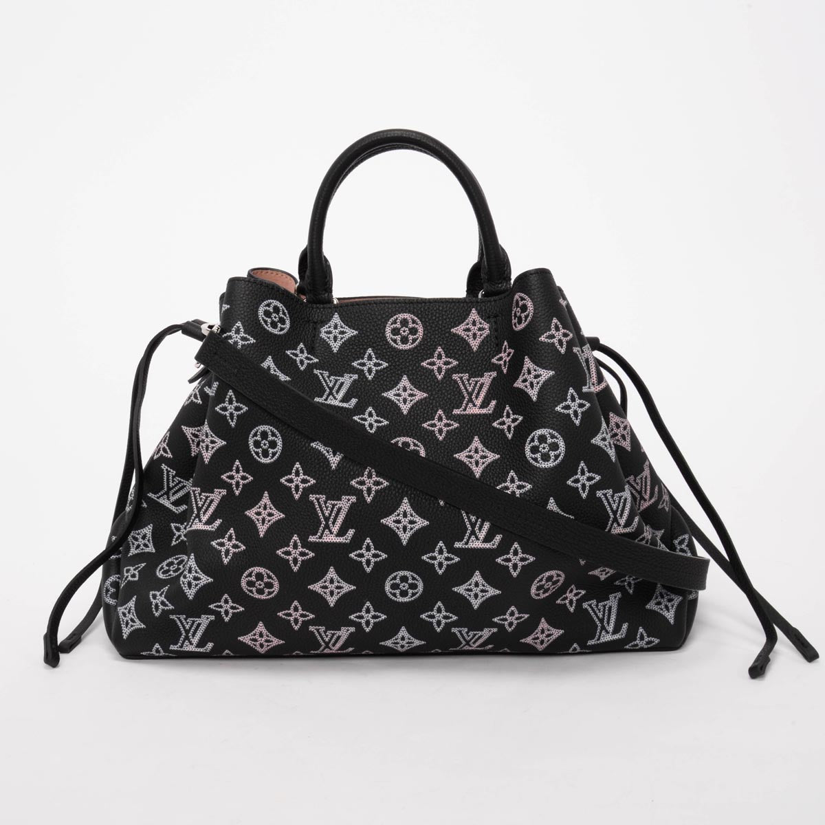 Louis Vuitton Black Mahina Flight Mode Bella Tote