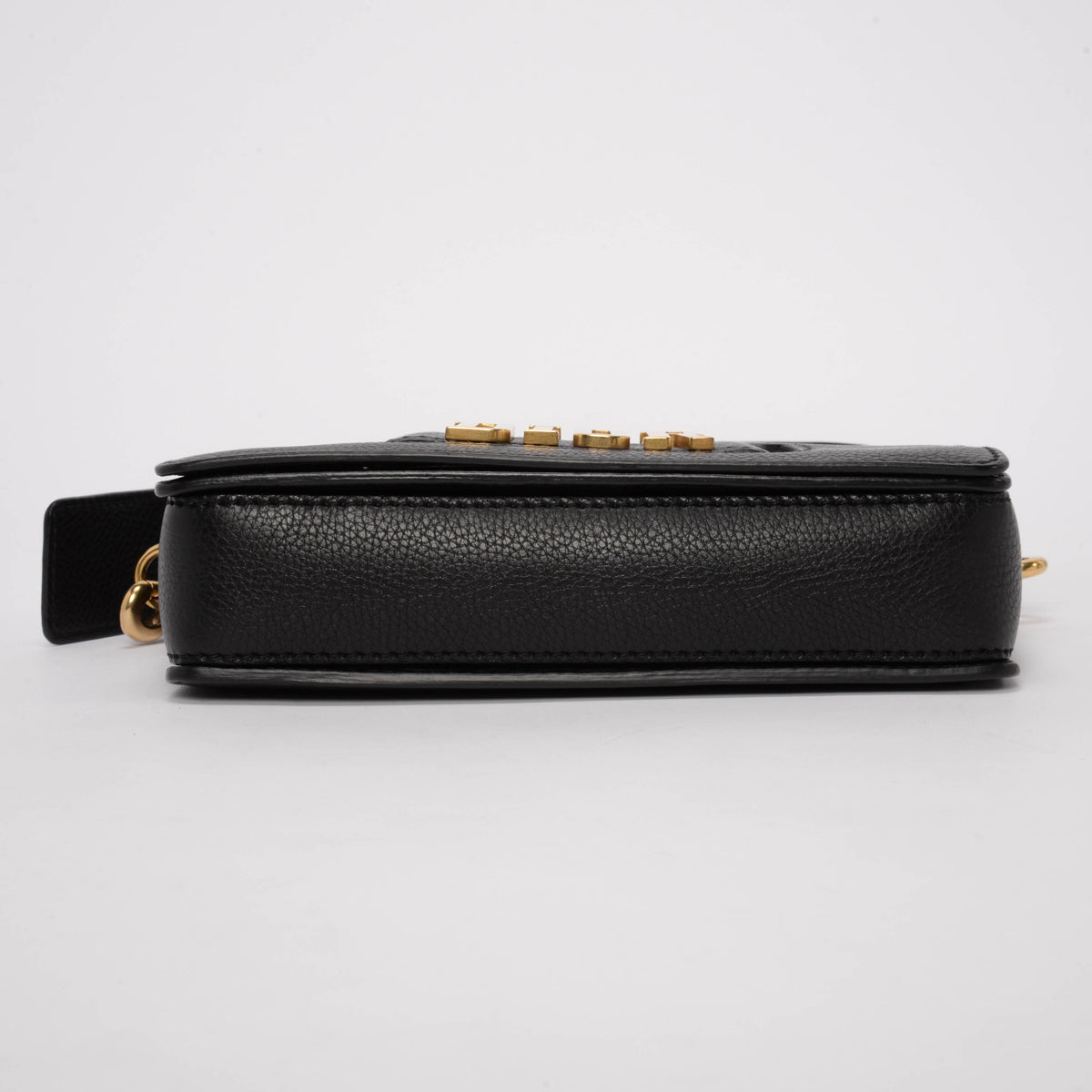 Dior Black Grained Calfskin Dio(R)evolution Flap Bag