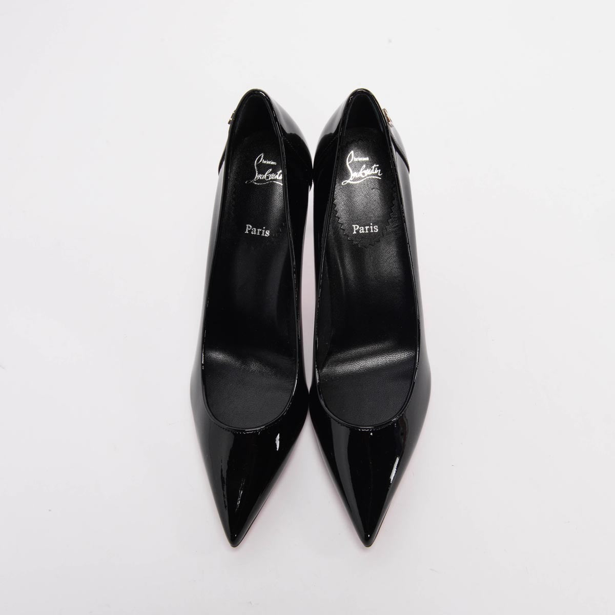 Christian Louboutin Black Patent Sporty Kate 85 Pumps