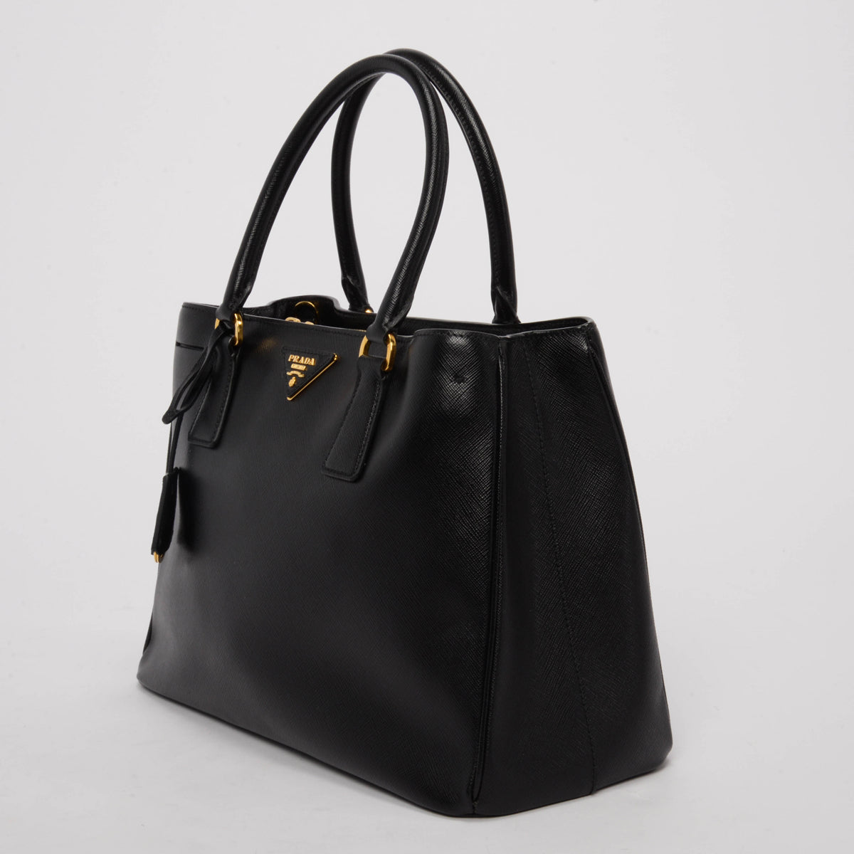 Prada Black Saffiano Medium Galleria Tote