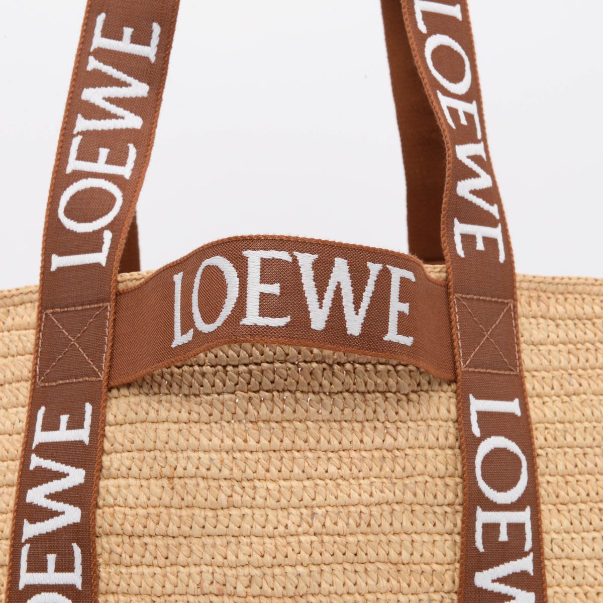 Loewe Raffia Large Fold Tote