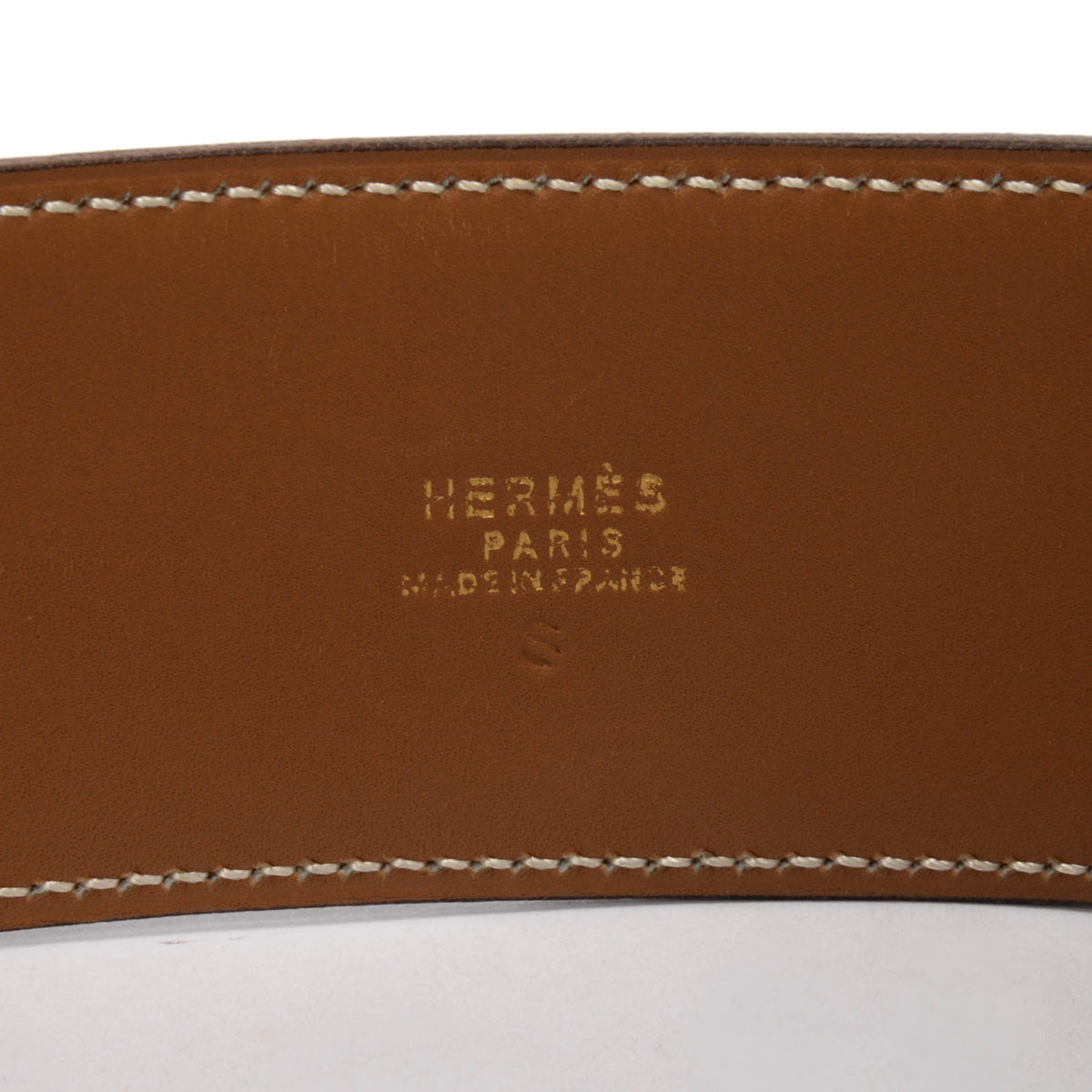 Hermes Gold Epsom Collier de Chien Belt GHW