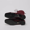 Dior Burgundy Suede Naughtily-D Boots 38.5 - Blue Spinach