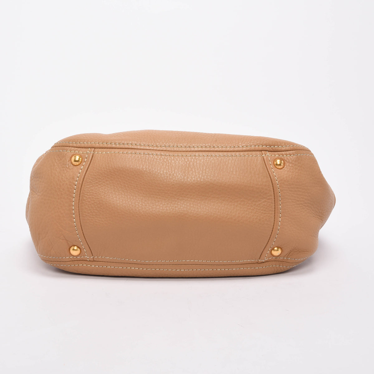 Prada Sughero Vitello Daino Shopping Hobo Bag