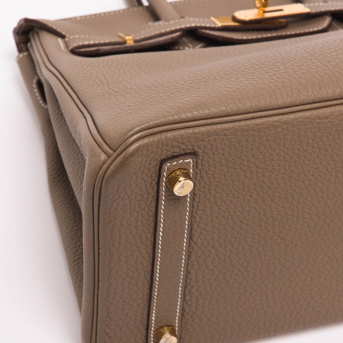 Hermes Etoupe Togo Birkin 30 GHW