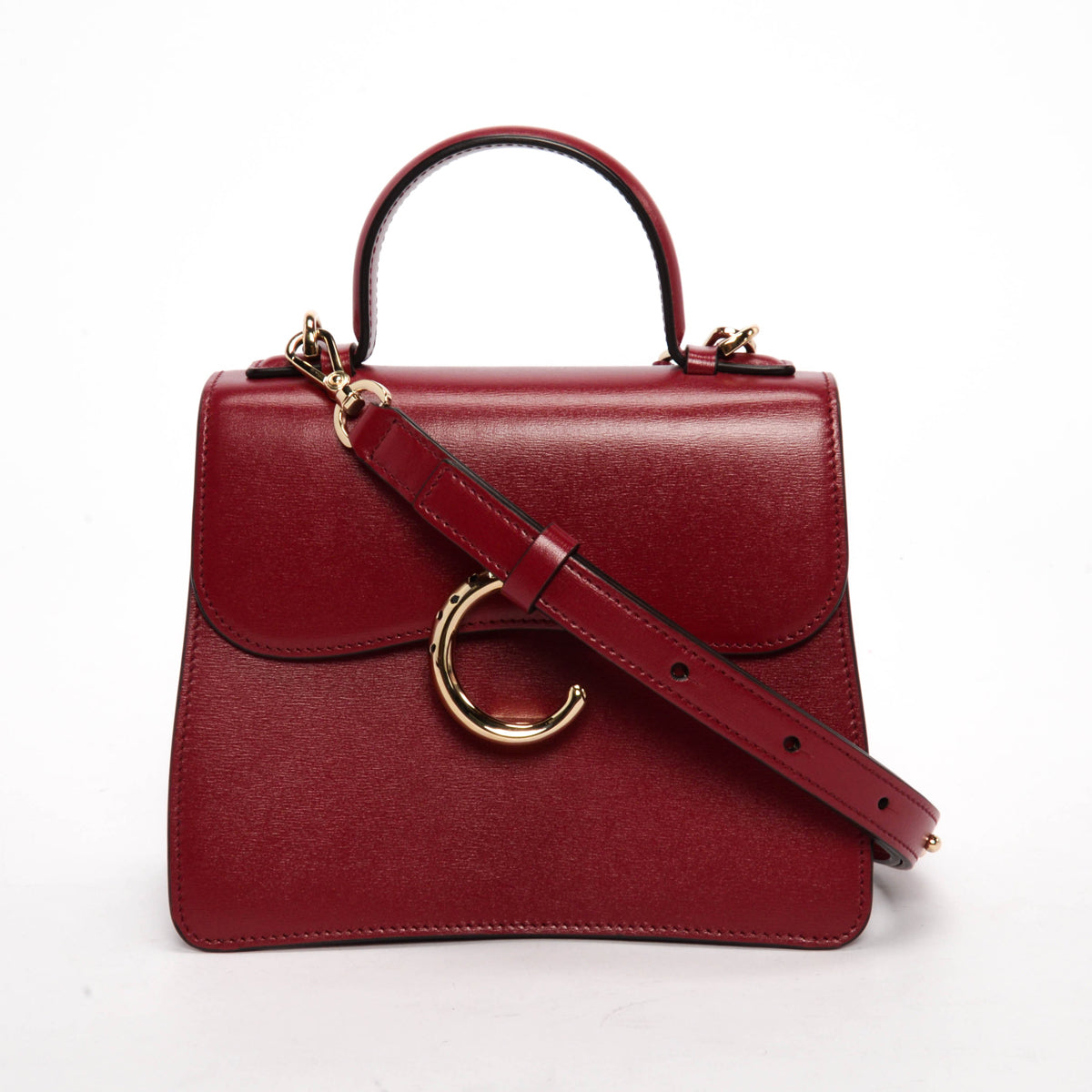 Cartier Cherry Red Calfskin Panthere C Mini Bag