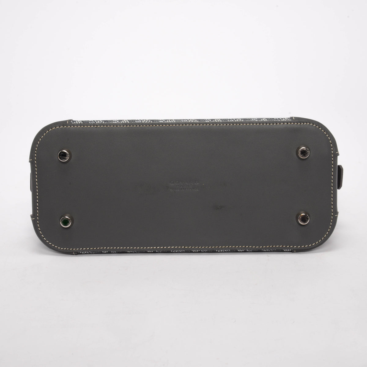 Goyard Gris Goyardine Mini Vendome Bag