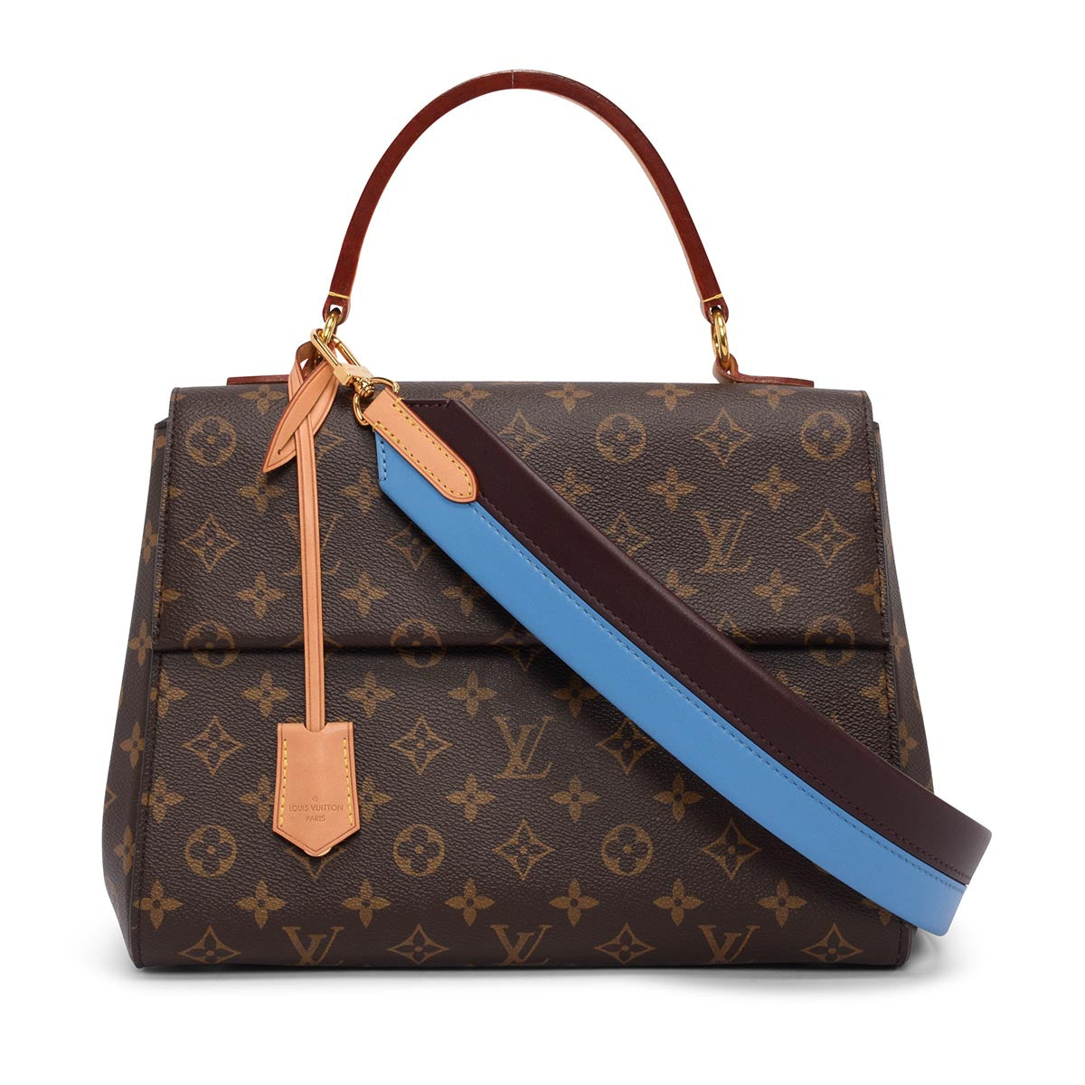 Louis Vuitton Blue Glacial Monogram Cluny MM