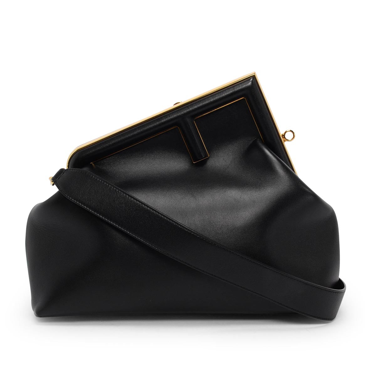 Fendi Black Nappa First Midi Bag