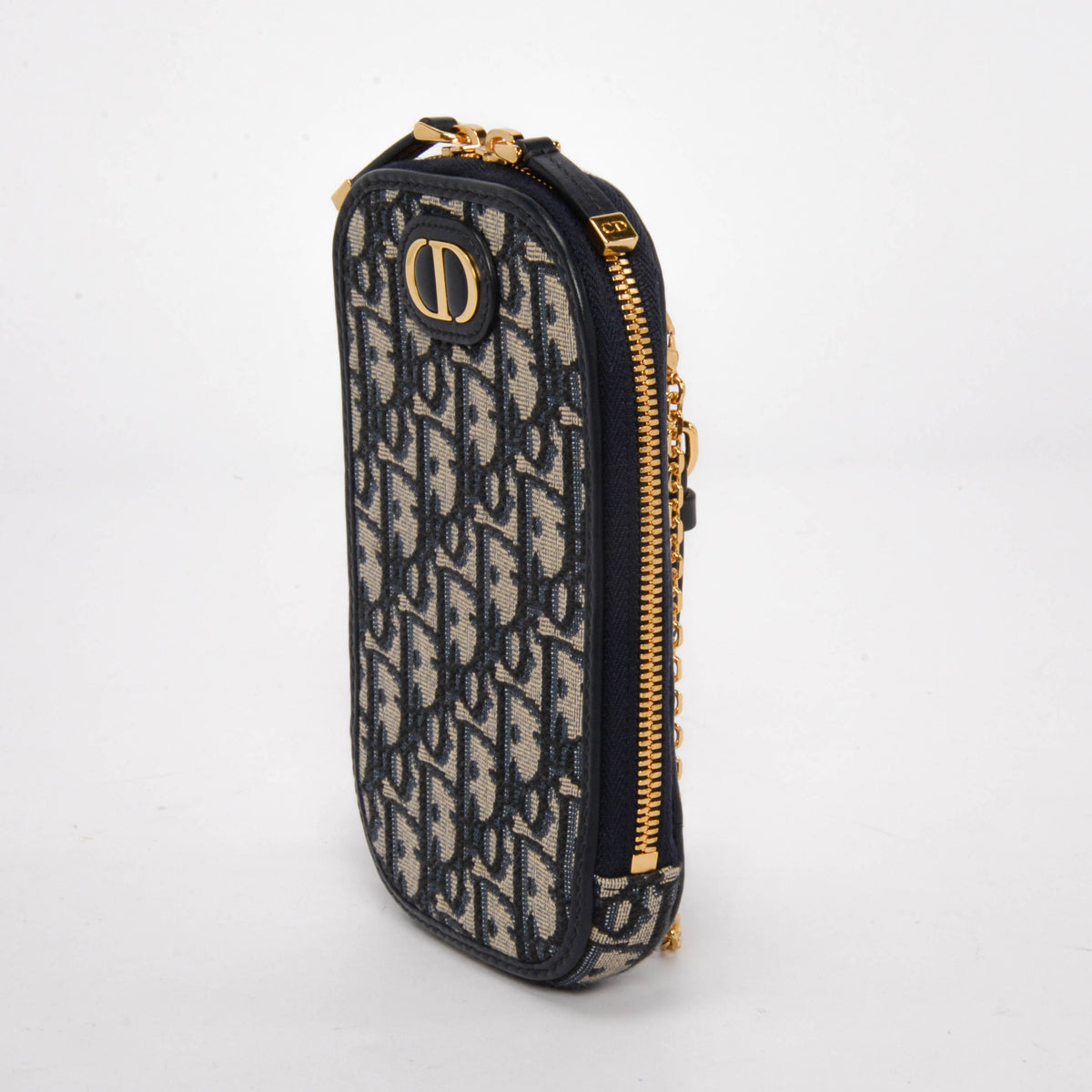 Dior Blue Oblique Jacquard 30 Montaigne Call'in Dior Phone Holder