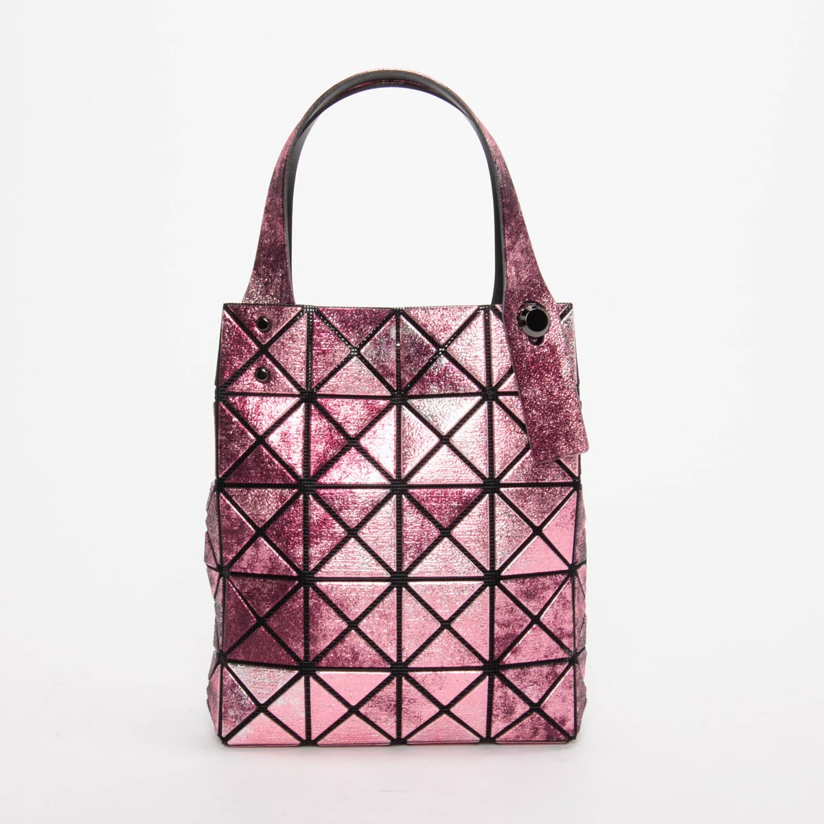Issey Miyake Pink Platinum Nebula Bao Bao Mini Tote