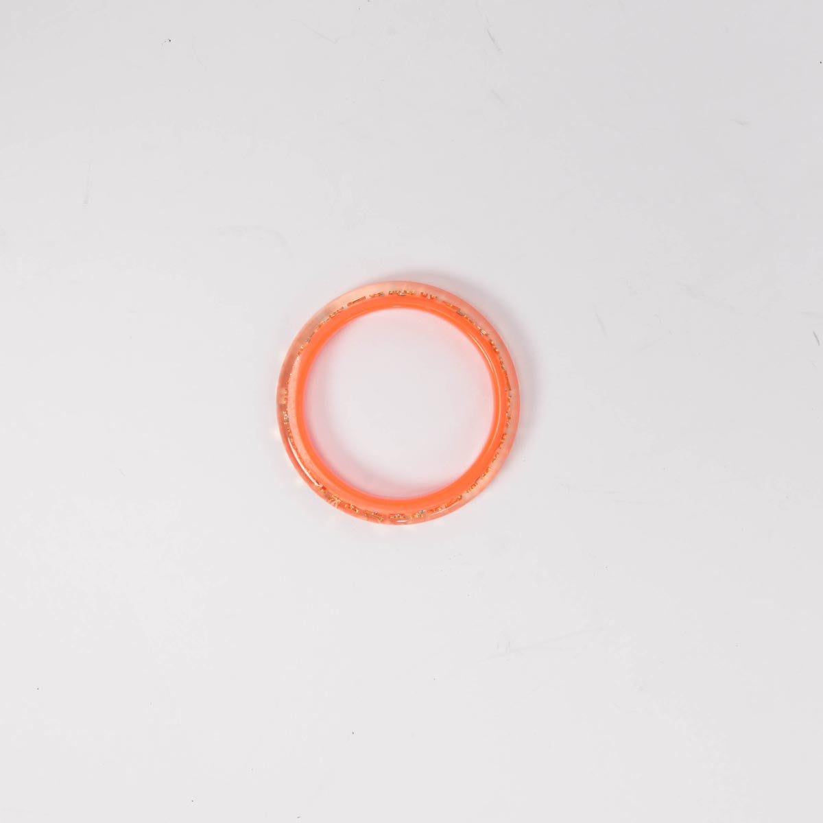 Louis Vuitton Orange Resin Monogram Inclusion Bangle