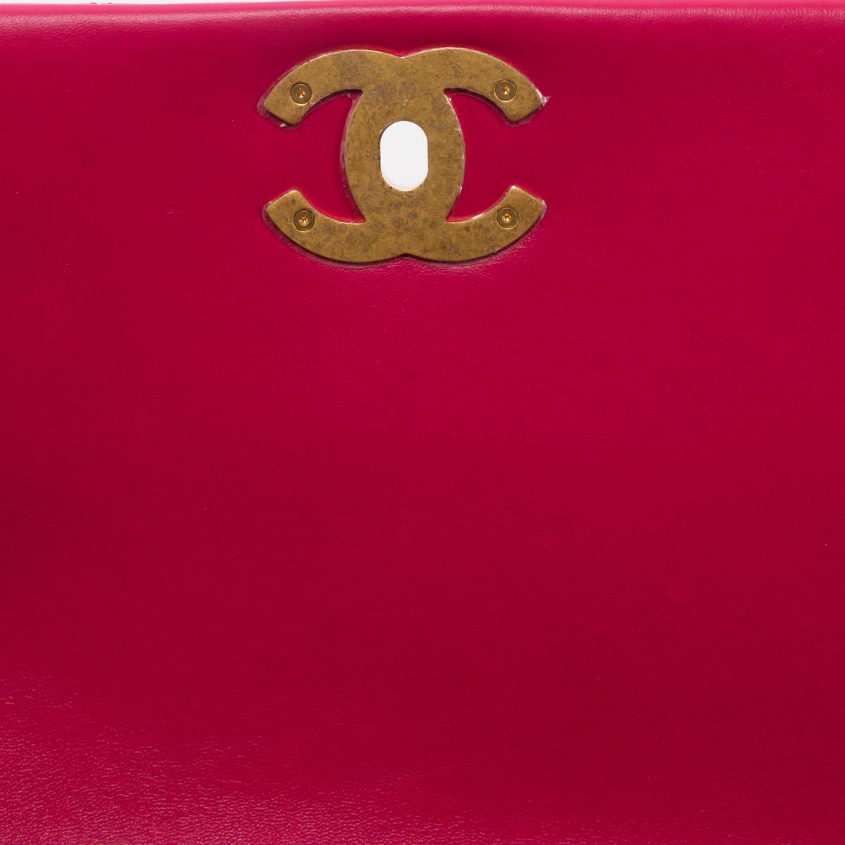 Chanel Fuschia Quilted Lambskin On And On Chain Bag