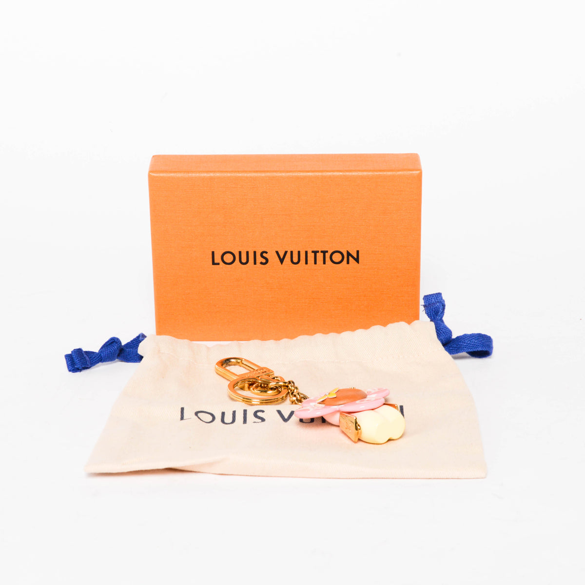 Louis Vuitton Rose Giant Monogram Vivienne Bag Charm