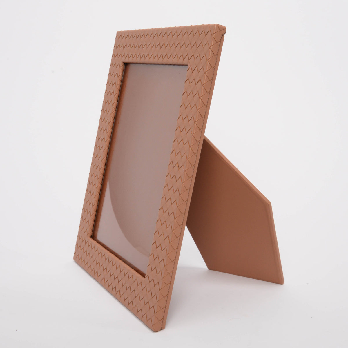 Bottega Veneta Camel Intrecciato Photo Frame